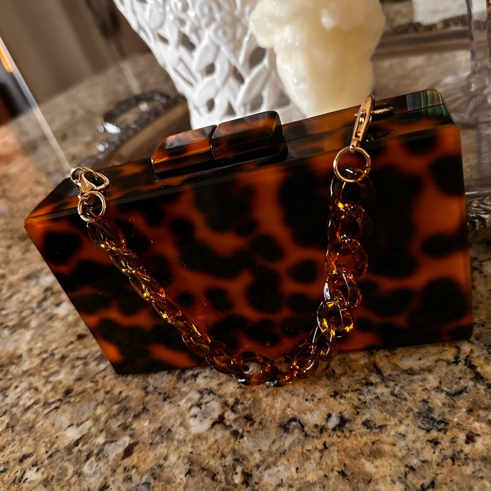Tortoiseshell Clutch Bag